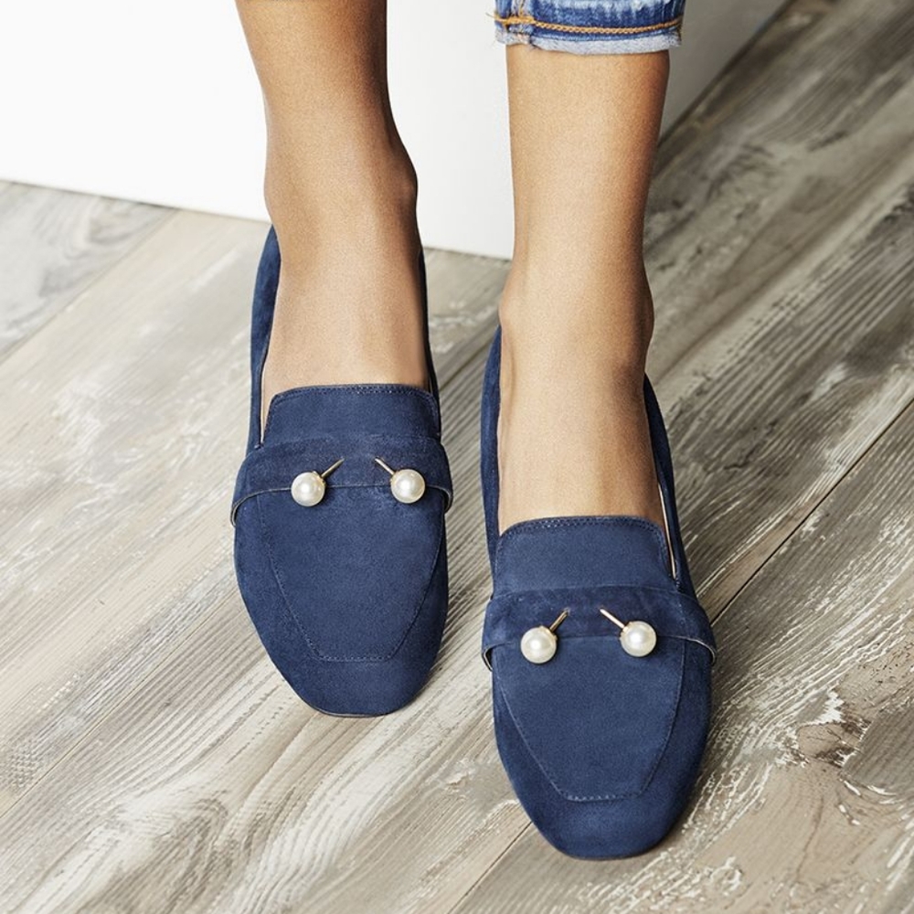Sole Society Caspar Loafers in Ombre Blue